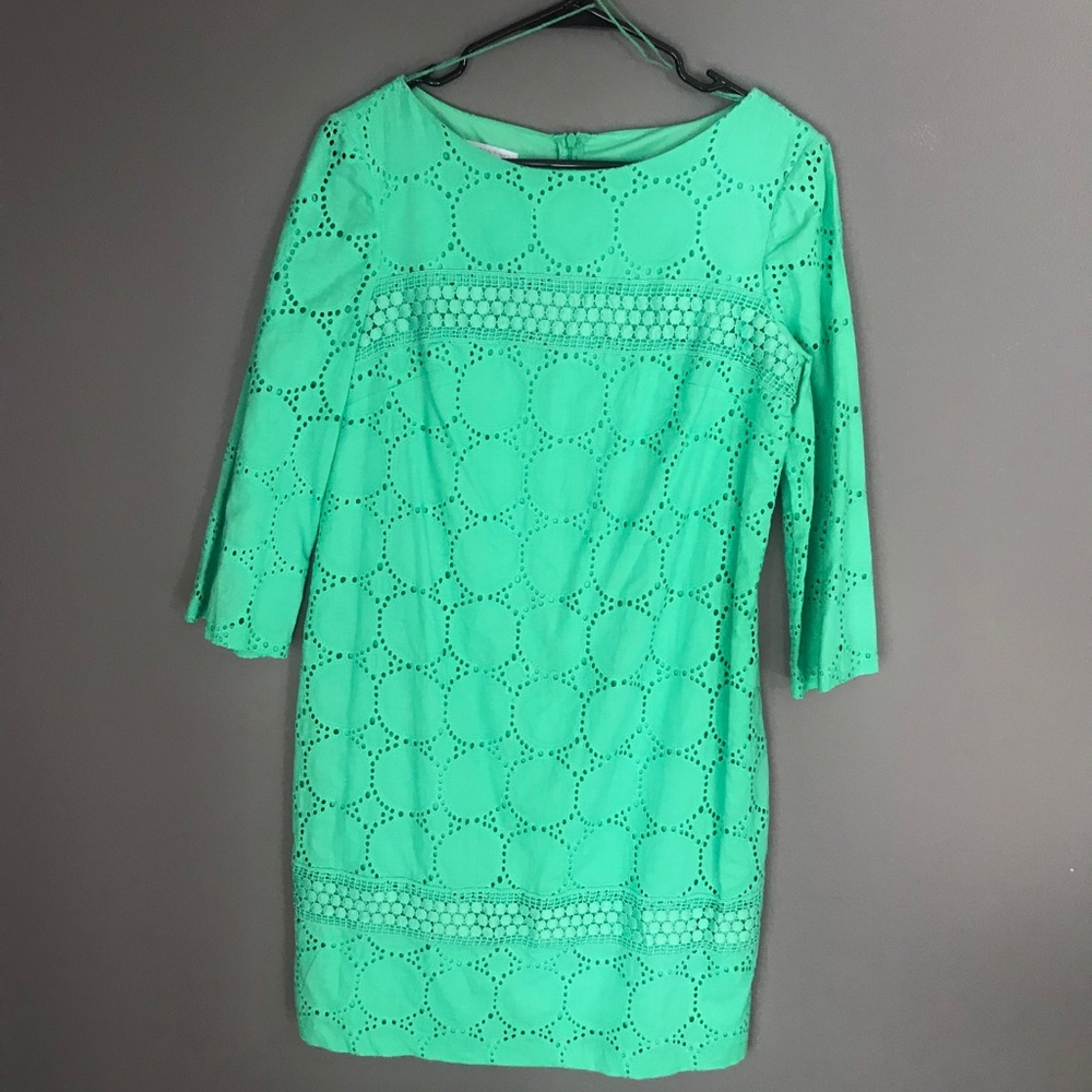 3/4-sleeve green Easter/Wedding guest Size 10